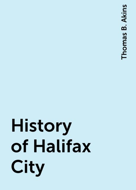 History of Halifax City