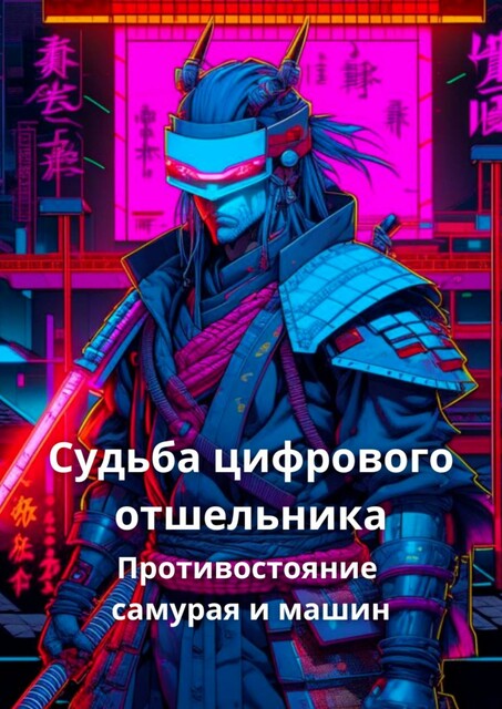 Судьба цифрового отшельника. Противостояние самурая и машин, Елена Корн, Нейросеть «Кандинский»