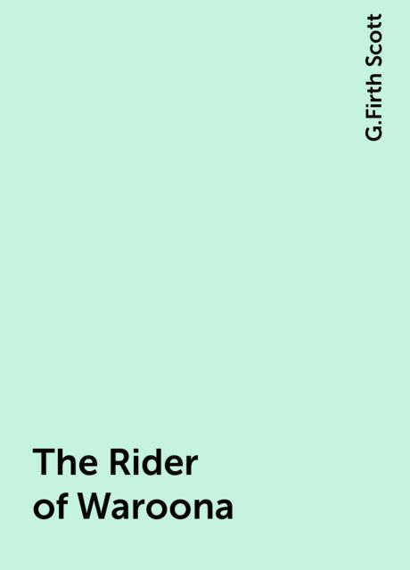 The Rider of Waroona