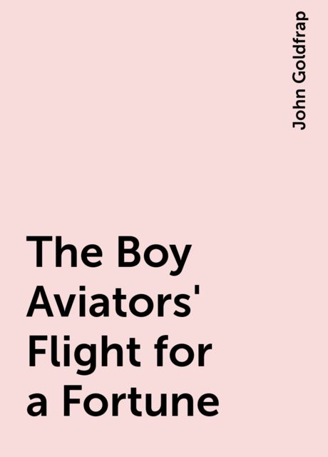 The Boy Aviators' Flight for a Fortune