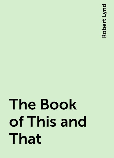 The Book of This and That