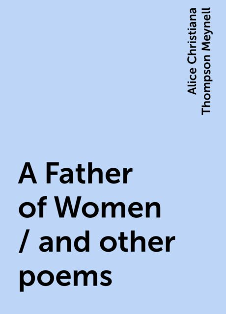 A Father of Women / and other poems