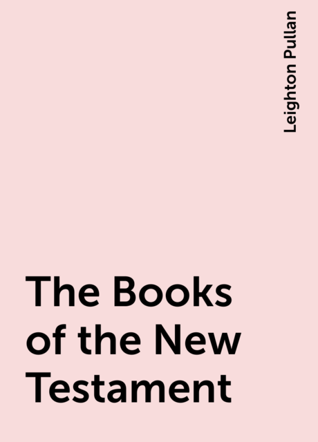 The Books of the New Testament