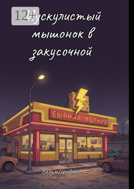 Мускулистый мышонок в закусочной