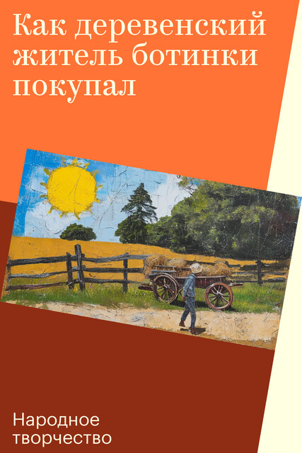 Как деревенский житель ботинки покупал