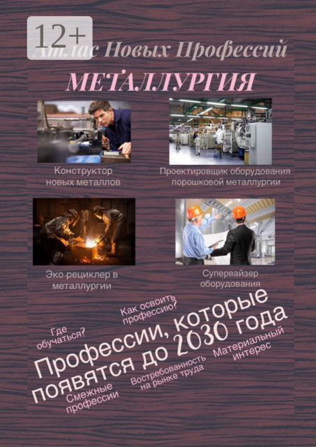 Атлас Новых Профессий. Металлургия. Профессии, которые появятся до 2030 года