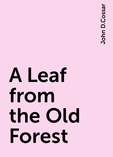 A Leaf from the Old Forest