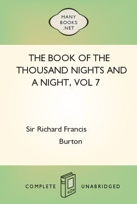 The Book of the Thousand Nights and a Night, vol 7