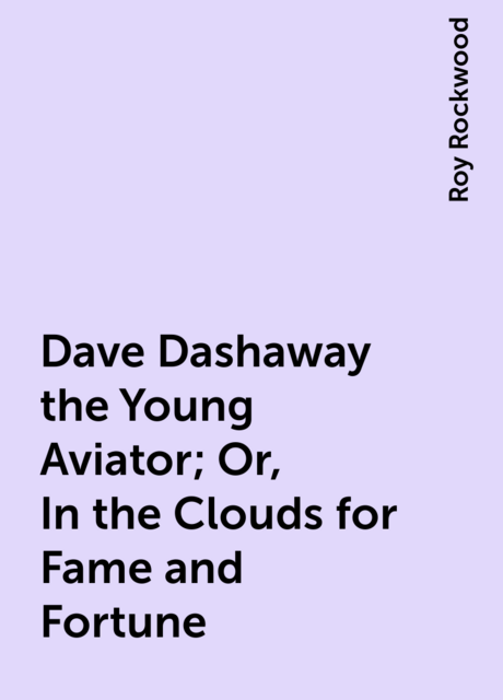 Dave Dashaway the Young Aviator; Or, In the Clouds for Fame and Fortune