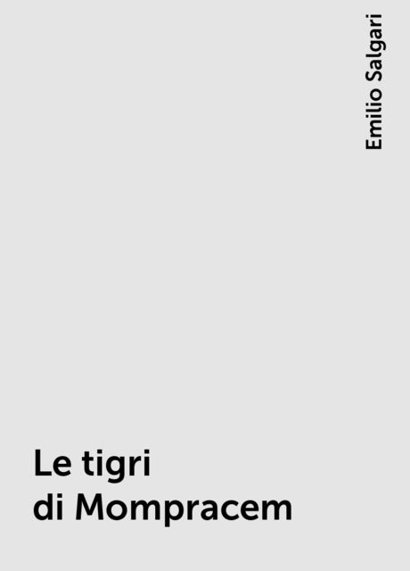 Le tigri di Mompracem