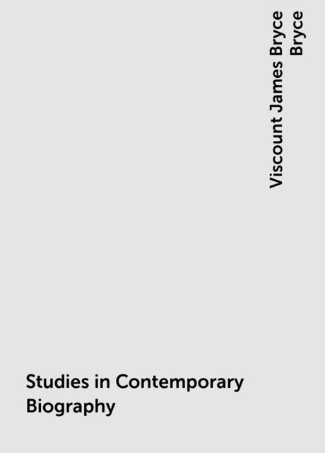 Studies in Contemporary Biography
