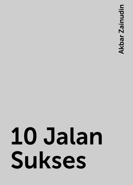 10 Jalan Sukses