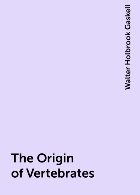 The Origin of Vertebrates