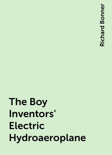 The Boy Inventors' Electric Hydroaeroplane