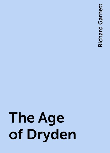The Age of Dryden