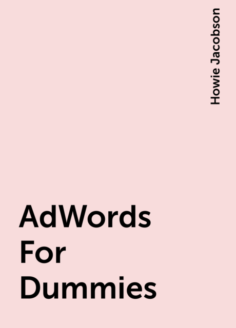 AdWords For Dummies