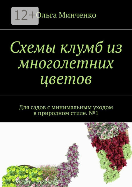 Схемы клумб из многолетних цветов. Для садов с минимальным уходом в природном стиле. №1, Ольга Минченко