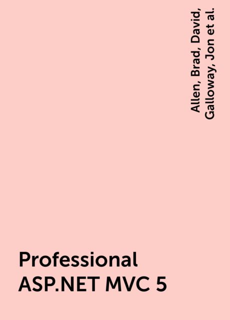 Professional ASP.NET MVC 5