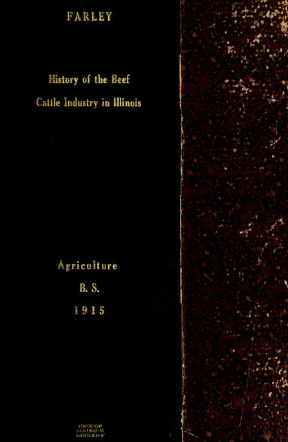 History of the Beef Cattle Industry in Illinois