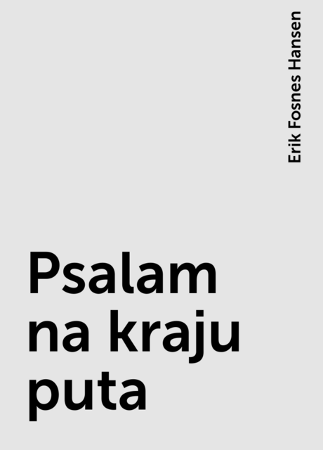 Psalam na kraju puta