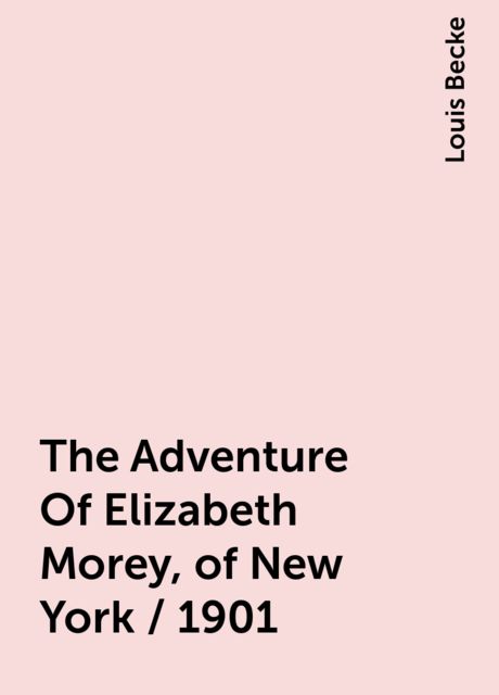 The Adventure Of Elizabeth Morey, of New York / 1901