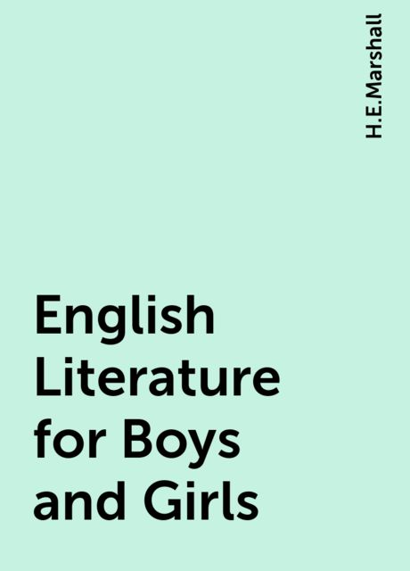English Literature for Boys and Girls