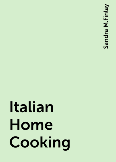 Italian Home Cooking