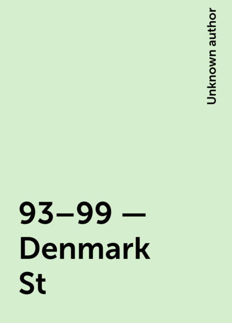 93–99 – Denmark St