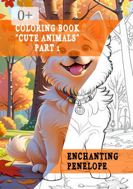 Coloring book «Cute Animals». Part 1