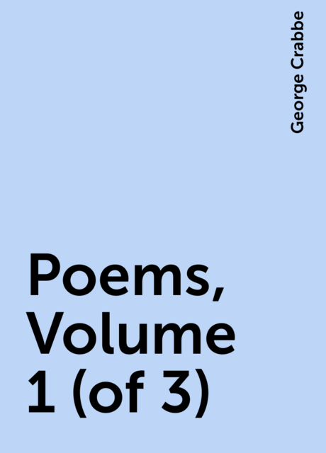 Poems, Volume 1 (of 3)