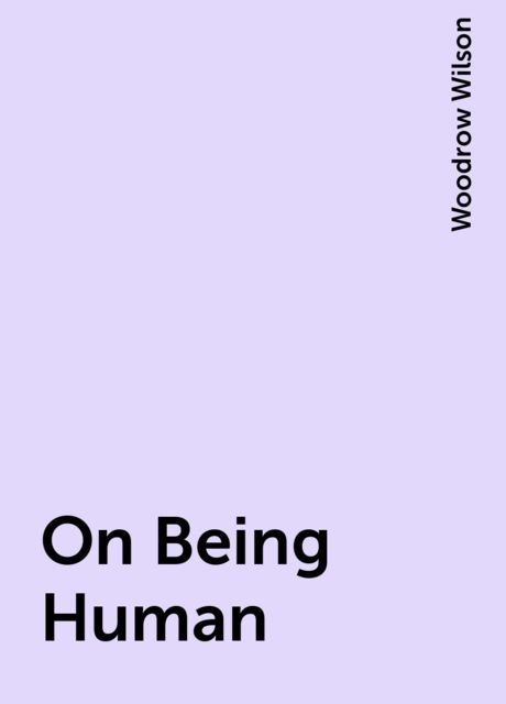On Being Human