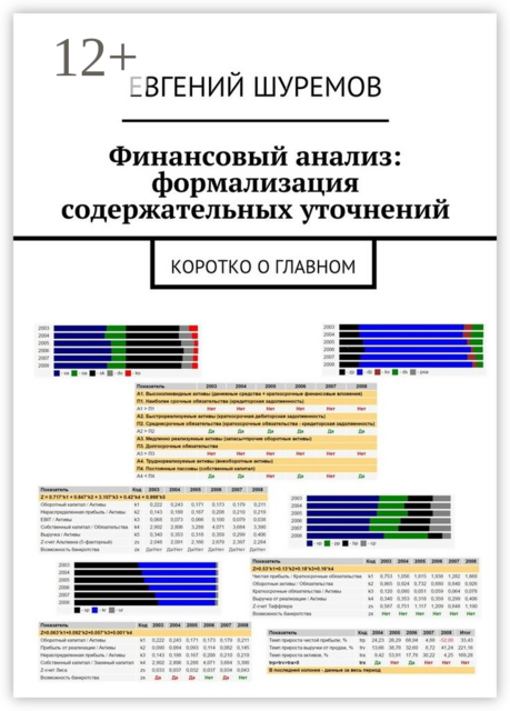 Финансовый анализ: формализация содержательных уточнений. Коротко о главном, Шуремов Евгений