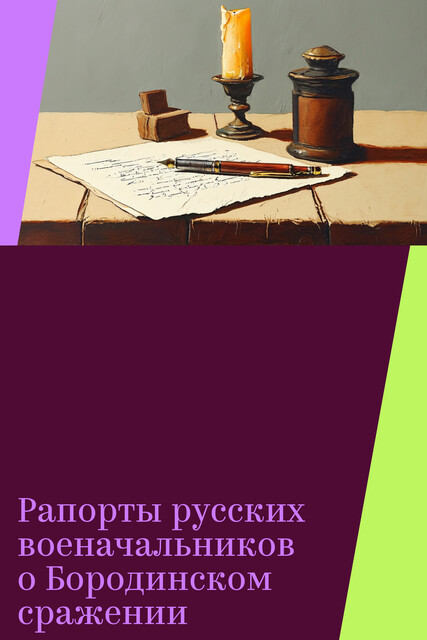 Рапорты русских военачальников о Бородинском сражении