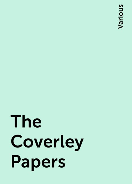 The Coverley Papers, From 'The Spectator'
