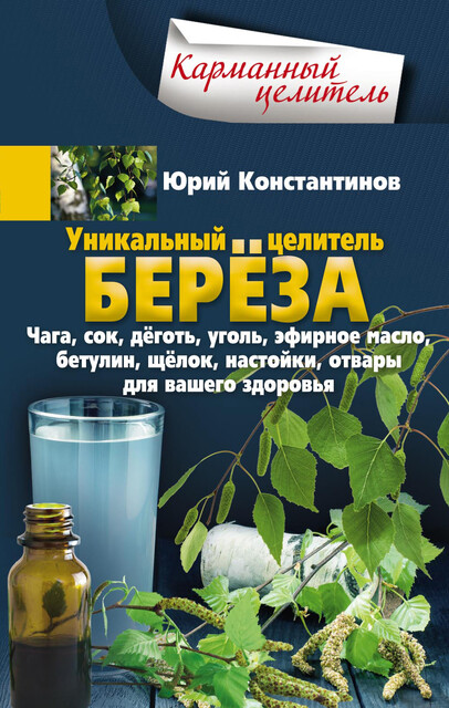 Уникальный целитель береза. Чага, сок, деготь, уголь, эфирное масло, бетулин, щелок, настойки, отвары для вашего здоровья