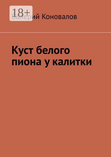 Куст белого пиона у калитки