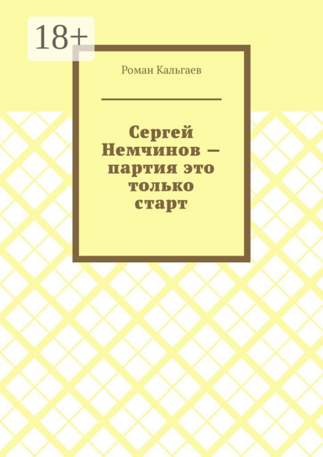 Сергей Немчинов — партия это только старт