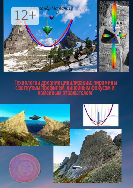Технологии древних цивилизаций: пирамиды с вогнутым профилем, линейным фокусом и каменным отражателем, Александр Матанцев
