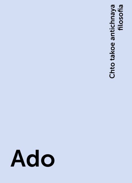 Ado