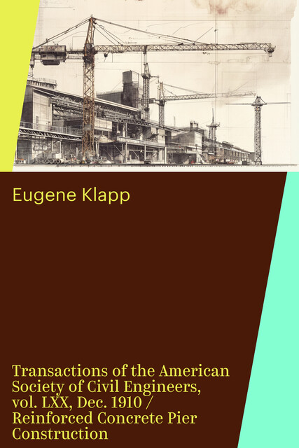 Transactions of the American Society of Civil Engineers, vol. LXX, Dec. 1910 / Reinforced Concrete Pier Construction