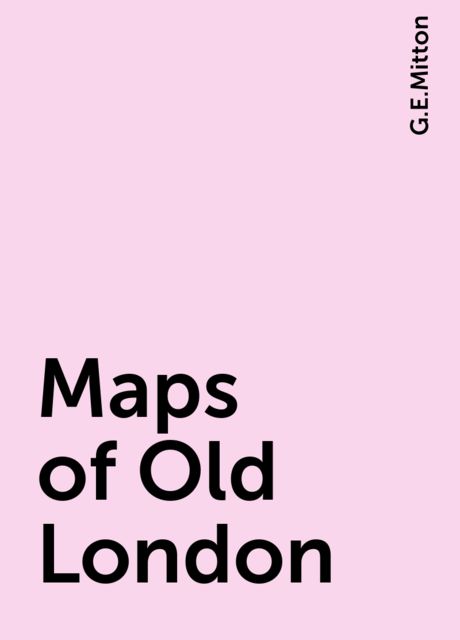 Maps of Old London