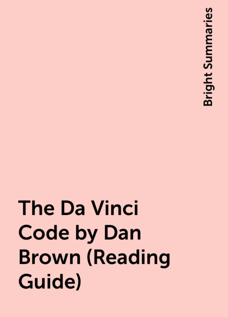 The Da Vinci Code by Dan Brown (Reading Guide)