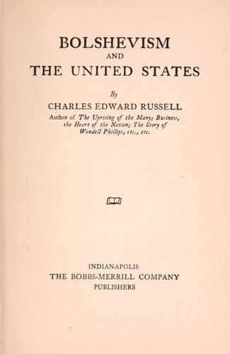 Bolshevism and the United States