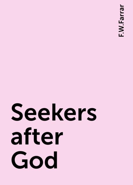 Seekers after God