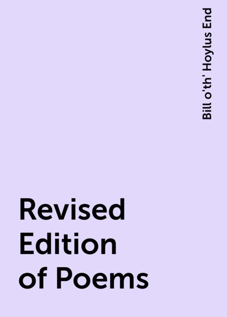 Revised Edition of Poems