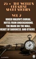 25+ The World's Greatest Short Stories.Vol 2. Illustrated