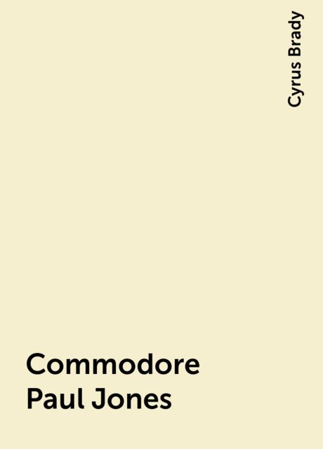 Commodore Paul Jones