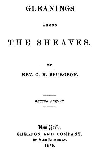 Gleanings among the Sheaves