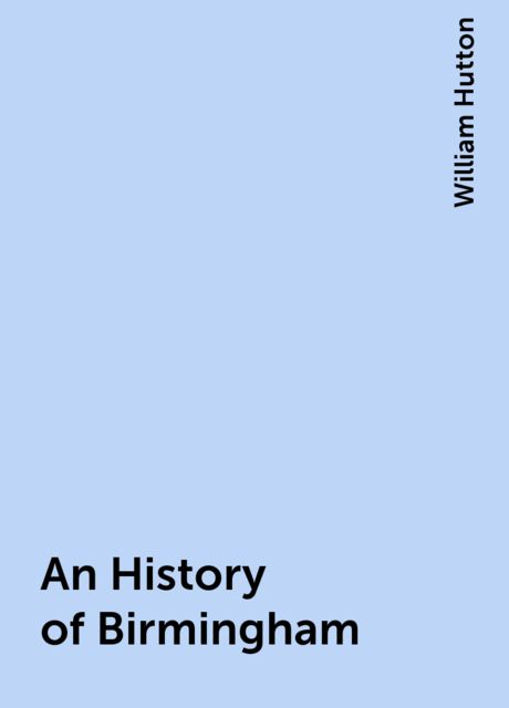 An History of Birmingham