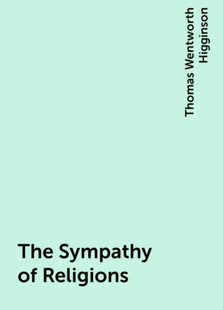The Sympathy of Religions